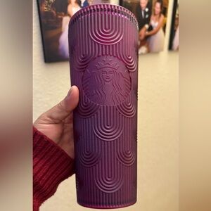 Starbucks Textured Plum Tumbler